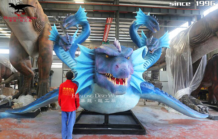 华龙科技 影视舞台表演仿真西方飞龙模型 