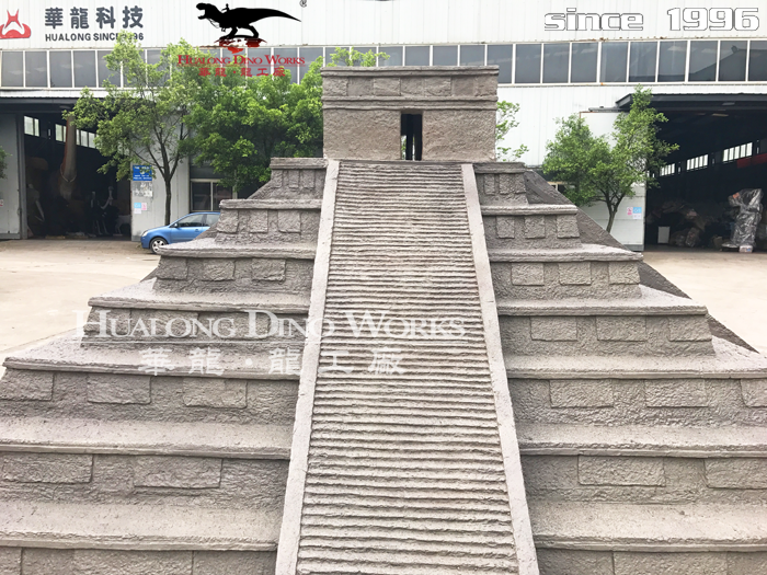 华龙科技 玛雅圣庙废墟雕塑
