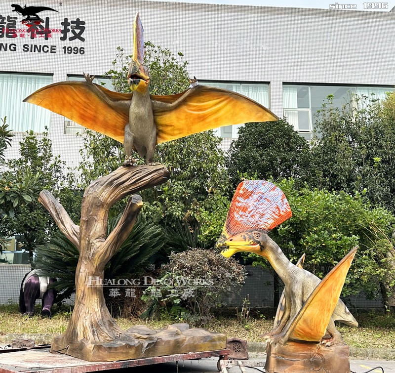 华龙科技  高品质电动机械仿真翼龙模型定制