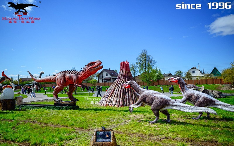华龙科技 仿真恐龙模型制作工厂大型景区乐园主题公园自带流量产品
