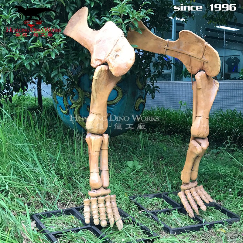 华龙科技 大型仿真恐龙骨骼模型制作