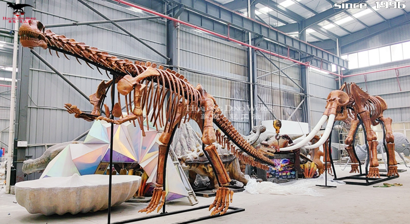 华龙科技  博物馆高品质1；1还原l禄丰龙化石骨架