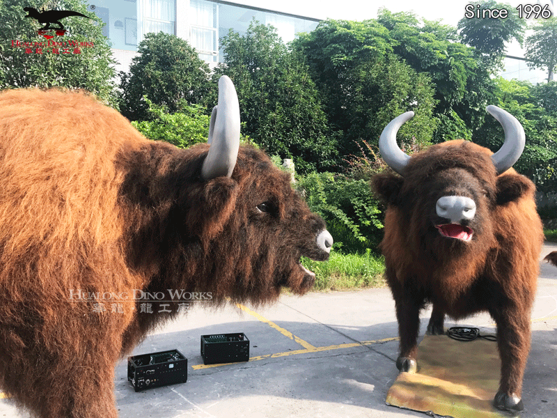 华龙科技  电动机械仿真野牛定制