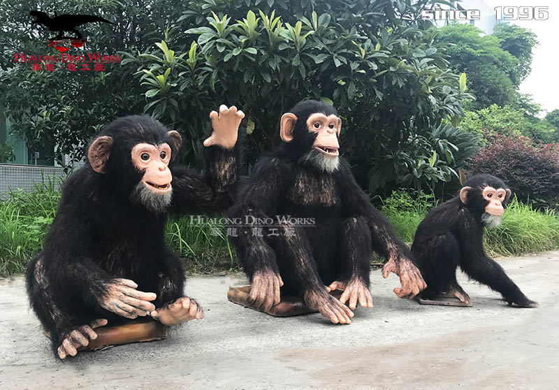 华龙科技 能动能叫的高仿真猩猩