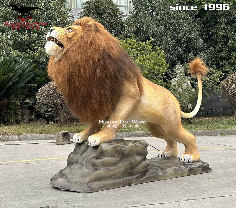 华龙科技 大型仿真狮子模型