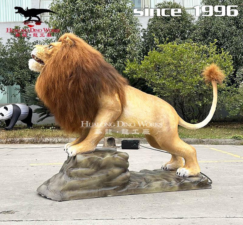 华龙科技 栩栩如生大型动物模型定制