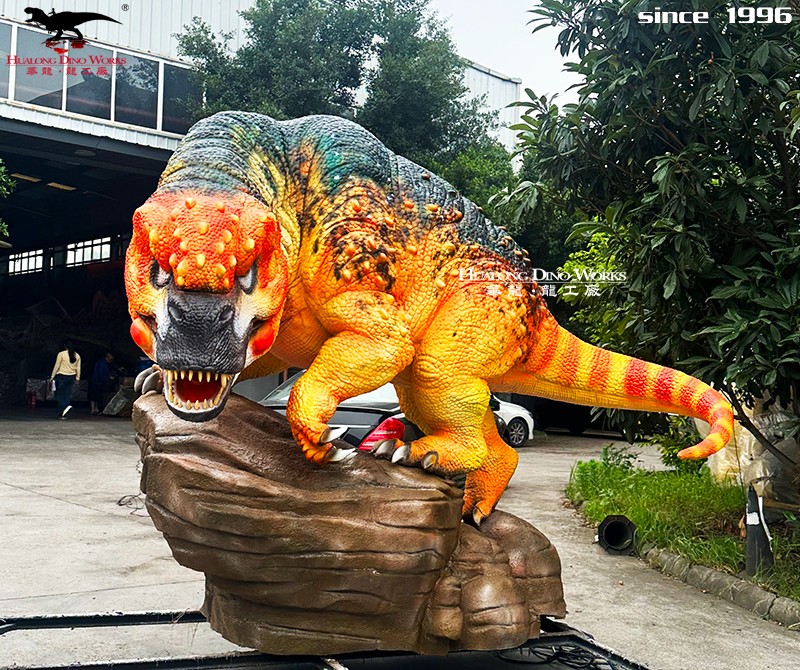 华龙科技 仿真模型工厂定制 电动硅胶仿真巨兽模型 