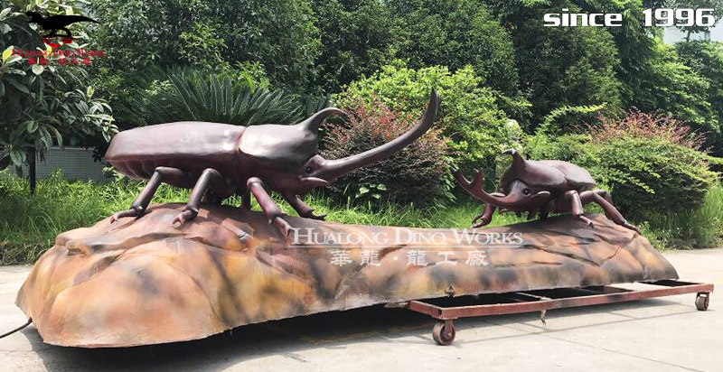 华龙科技  栩栩如生大型仿真独角仙模型