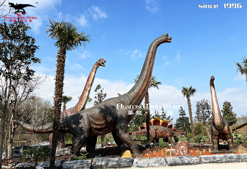 华龙科技 游乐场大型仿真腕龙模型