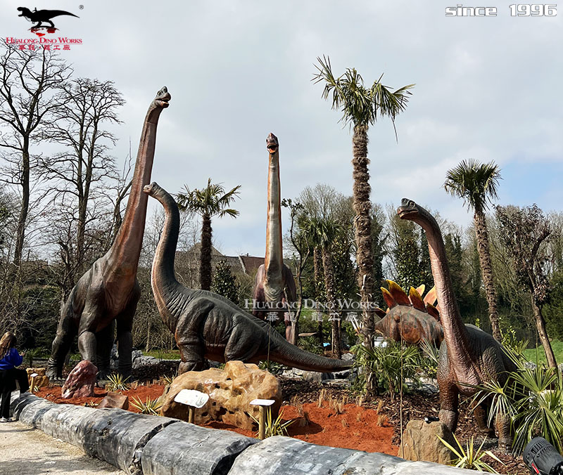 华龙科技 栩栩如生大型仿真腕龙模型展览