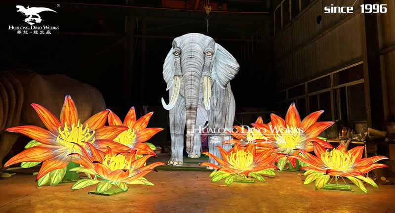 华龙科技 新颖别致的动物彩灯