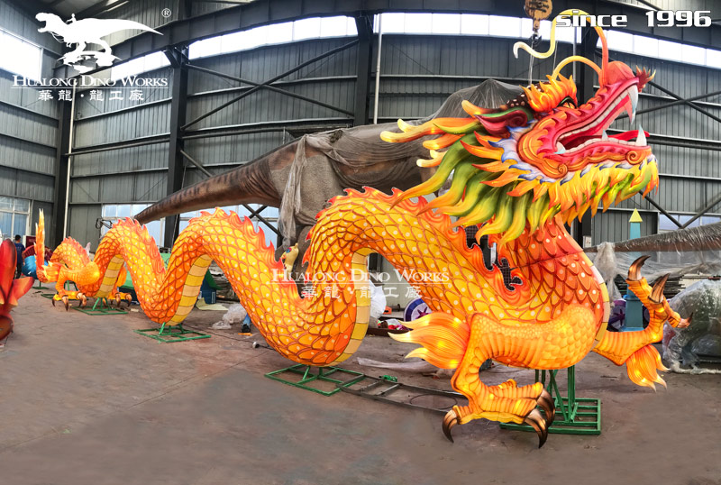 华龙科技 大型中华龙彩灯制作