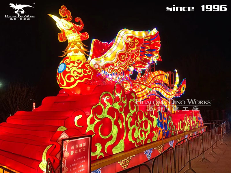 华龙科技工艺精湛的花灯