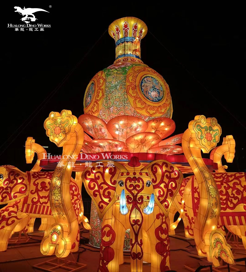 华龙科技大型彩灯定制