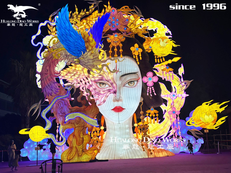 华龙科技 彩灯女神定制