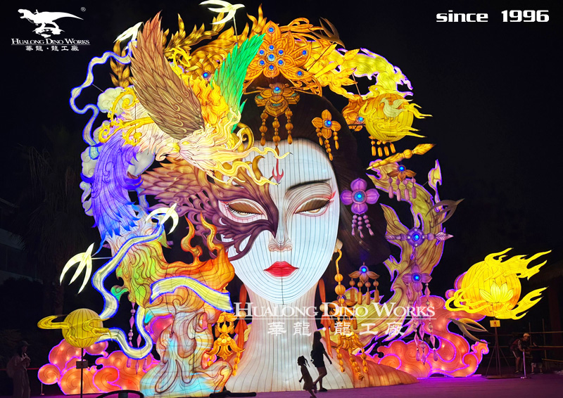 华龙科技  女神精卫花灯定制