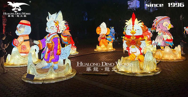 华龙艺术 萌趣国风花灯，打造沉浸式夜游打卡动线