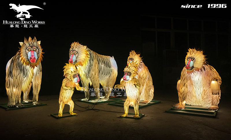 华龙科技 动物主题彩灯制作厂家