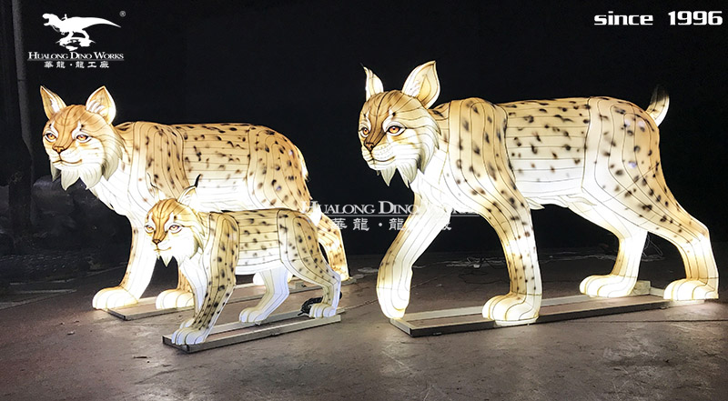 华龙科技  非洲动物大型彩灯定制厂家