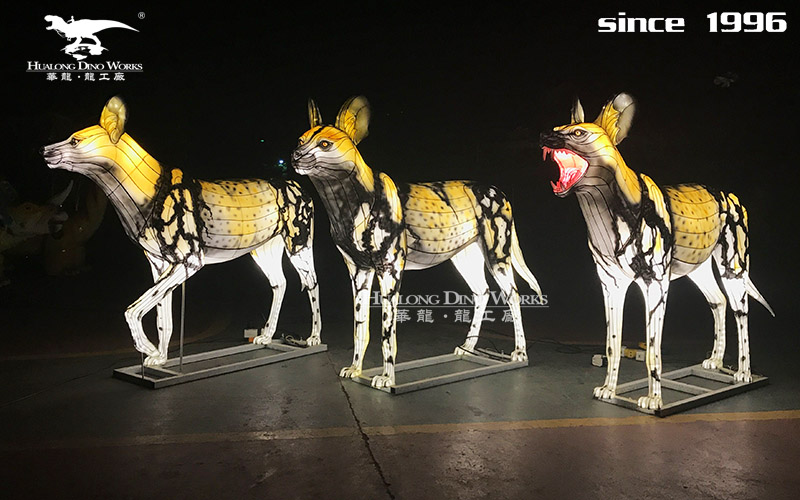 华龙科技 形象逼真的大型动物花灯