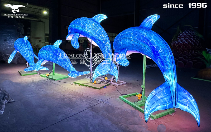 华龙科技 能工巧匠精心制作海洋生物花灯