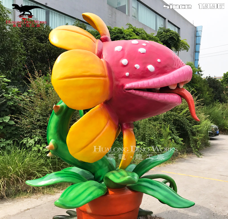 华龙科技 食人花雕塑