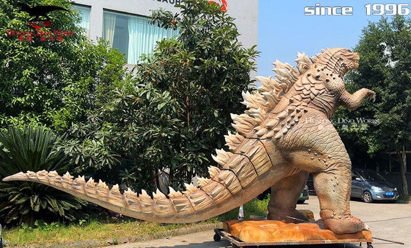 华龙科技 电动机械四肢灵活的动态机械大型哥斯拉定制高3.5米