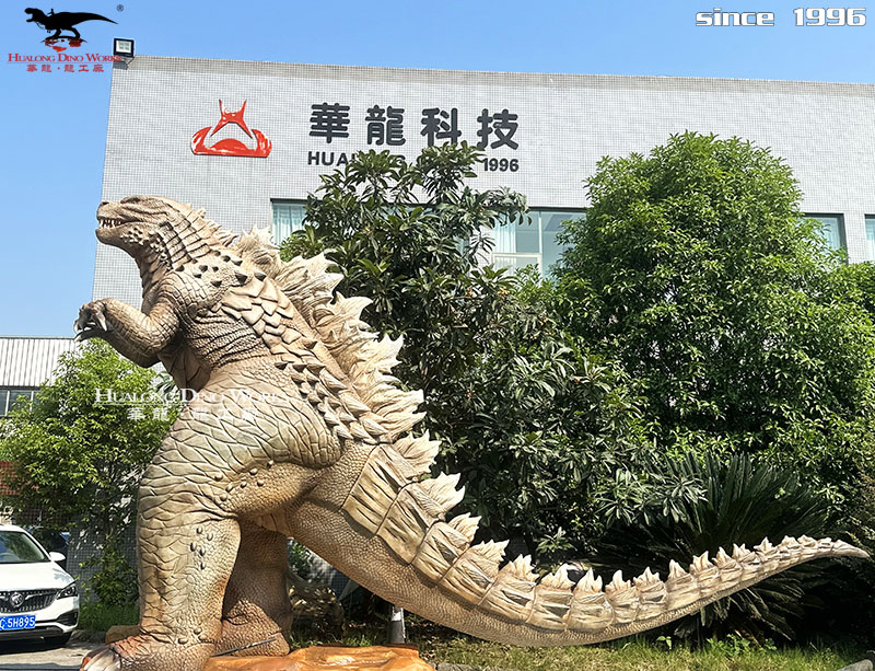 华龙科技  大型仿真哥斯拉电动机械模型 每一片鳞片 每一处完美复刻