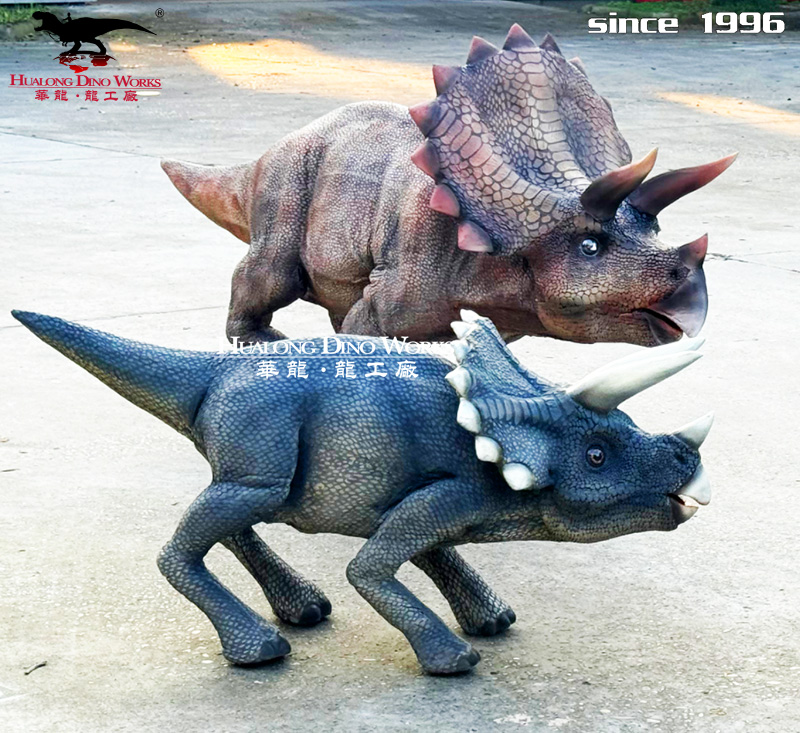 华龙艺术  景区引流爆款智能机器行走恐龙表演装置