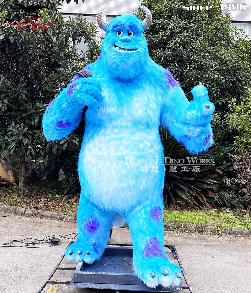 华龙艺术 商场公园电影院热门毛绒怪兽雕塑摆件